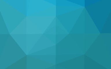 Light BLUE vector polygonal pattern. A sample with polygonal shapes. New texture for your design.