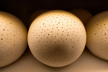 Mysterious balls with holes.