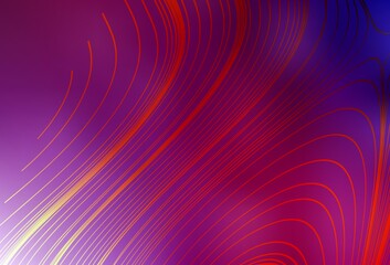Dark Purple, Pink vector blurred bright pattern.