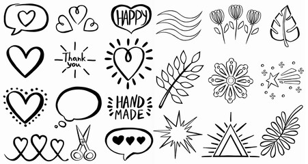 Friendship and love line icons. Interaction, Mutual understanding and assistance business. icons. Linear set. . Vector illustration
