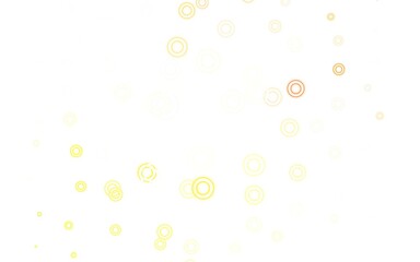 Light Green, Red vector pattern with spheres.