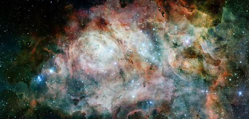 Endless universe. Elements of this image furnished by NASA