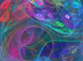 Computer generated abstract fractal background 