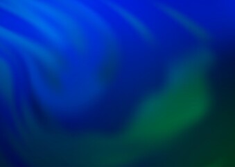 Dark Blue, Green vector blur pattern. Colorful abstract illustration with gradient. A completely new template for your design.