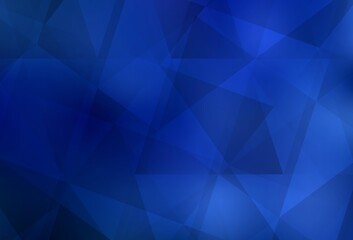 Light BLUE vector polygon abstract background.