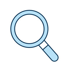 lupe line and fill style icon vector design