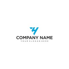 Fototapeta premium Letter H logo icon design template elements