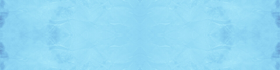 Seamless Blue Tie Dye Texture. Abstract Ethnic 