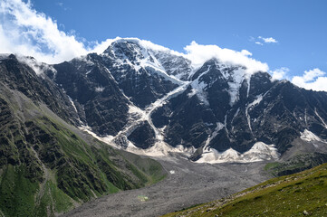 
glacier "seven" near Mount Elbrus