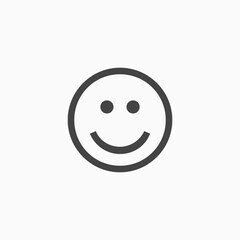 Happy face symbol for your web site design