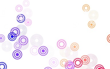 Light Blue, Yellow vector backdrop with dots.