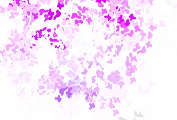 Fototapeta na wymiar Light Purple, Pink vector template with chaotic shapes.