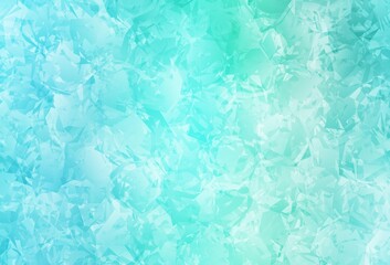 Light Green vector doodle background with roses, flowers.