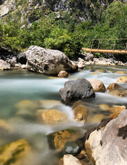 river in the mountains