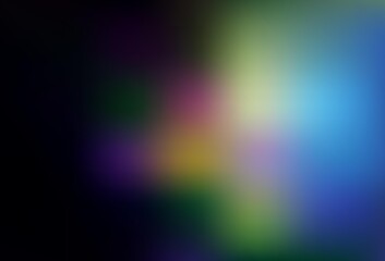 Dark Blue, Yellow vector blurred shine abstract texture.