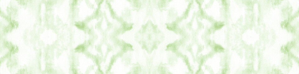 Green Seamless Ikat Design. American Native 