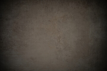 scratched concrete stone wall vintage background with vignette