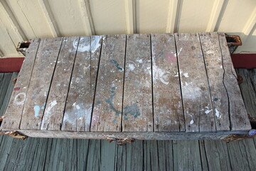 old wooden door with floor