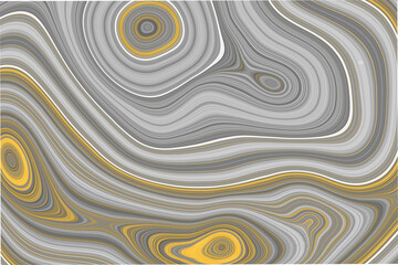 Abstract patterns of agate in gold and beige.