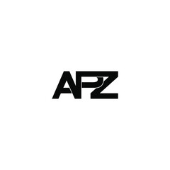 apz letter original monogram logo design