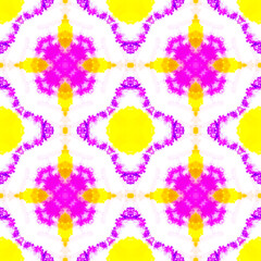 Watercolor Ethnic Motif Pattern. 