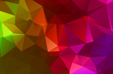 Obraz premium Abstract Red Geometric Background. Raster Illustration