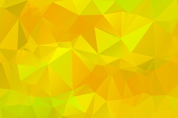 Background bright yellow template random bright colors low poly