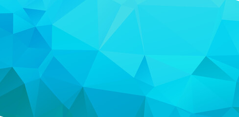 Fototapeta premium Light blue triangle modern geometric abstract background