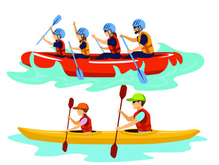 Group of people performing sports activities