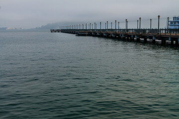 Fototapeta na wymiar The Victorian Styled Pier 7, San Francisco, California , USA