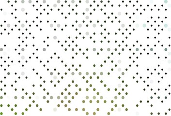 Light Green, Yellow vector background with bubbles.