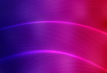 Dark Purple, Pink vector backdrop with wry lines.