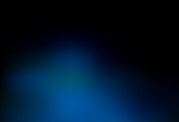 Dark BLUE vector abstract blurred background.