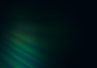 Naklejka premium Dark Green vector glossy bokeh pattern. A vague abstract illustration with gradient. A new texture for your design.