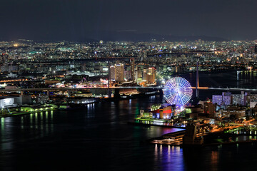 大阪ベイエリアの夜景