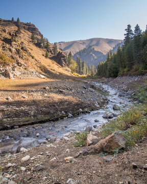 Landscapes Around Anderson Ranch Dam In Southern Idaho Mountains