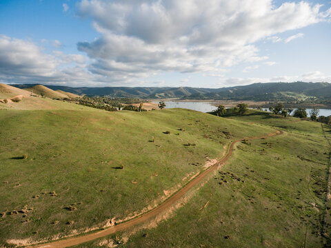 View of Lake Eildon in the Distance at Bonnie Doon