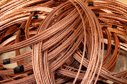 Copper cable roll