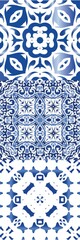 Decorative color ceramic azulejo tiles.