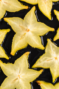 Carambola fruit pattern - Star fruit pattern