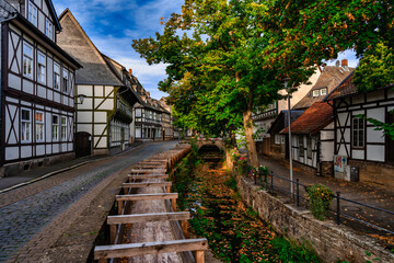 Abzucht in der Altstadt von Goslar