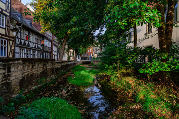 Fototapeta na wymiar Abzucht in der Altstadt von Goslar