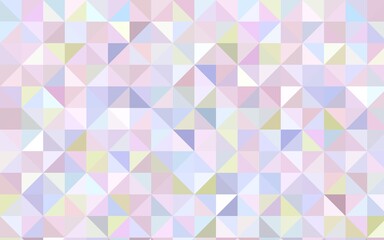 Light Multicolor vector abstract mosaic pattern. Colorful abstract illustration with gradient. The template can be used as a background for cell phones.