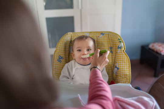 Mother Weaning Her Baby