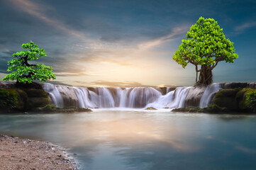 waterfall in the forest