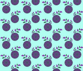 traditional Indian paisley pattern on     background