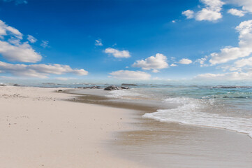 beach and sea