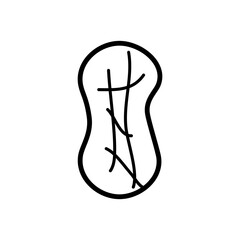 Nuts Icon Design Vector Template Illustration