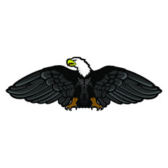 
Eagle logo template. Vector illustration, emblem and badge designs
