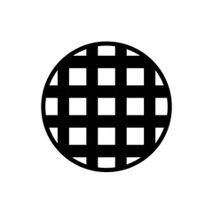 Waffle Icon Design Vector Template Illustration